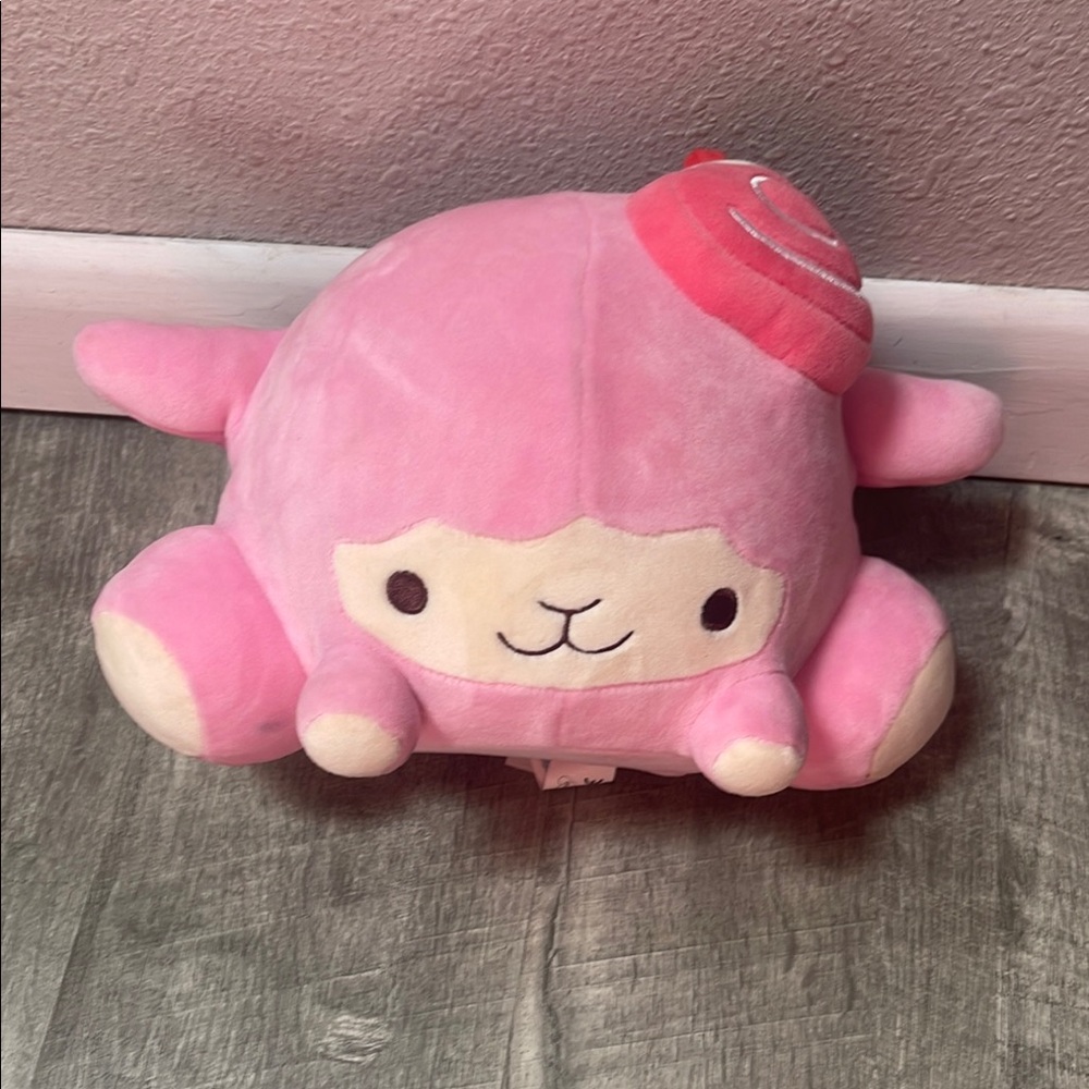 Smooshy Mushy Cute Pink Plush Toy